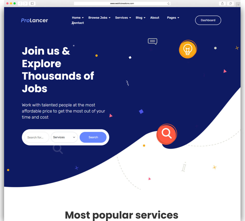 Prolancer | Freelance Marketplace WordPress theme
