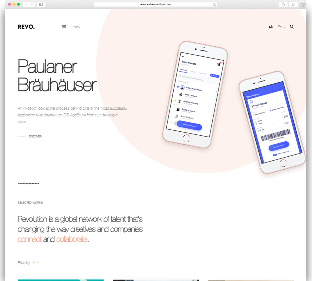 Revolution - Creative Multipurpose WordPress Theme