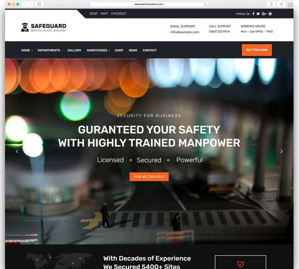 Safeguard - Security & Guard Theme
