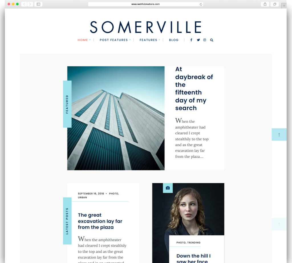 Somerville - Minimalist & Typography-First Theme for Writers