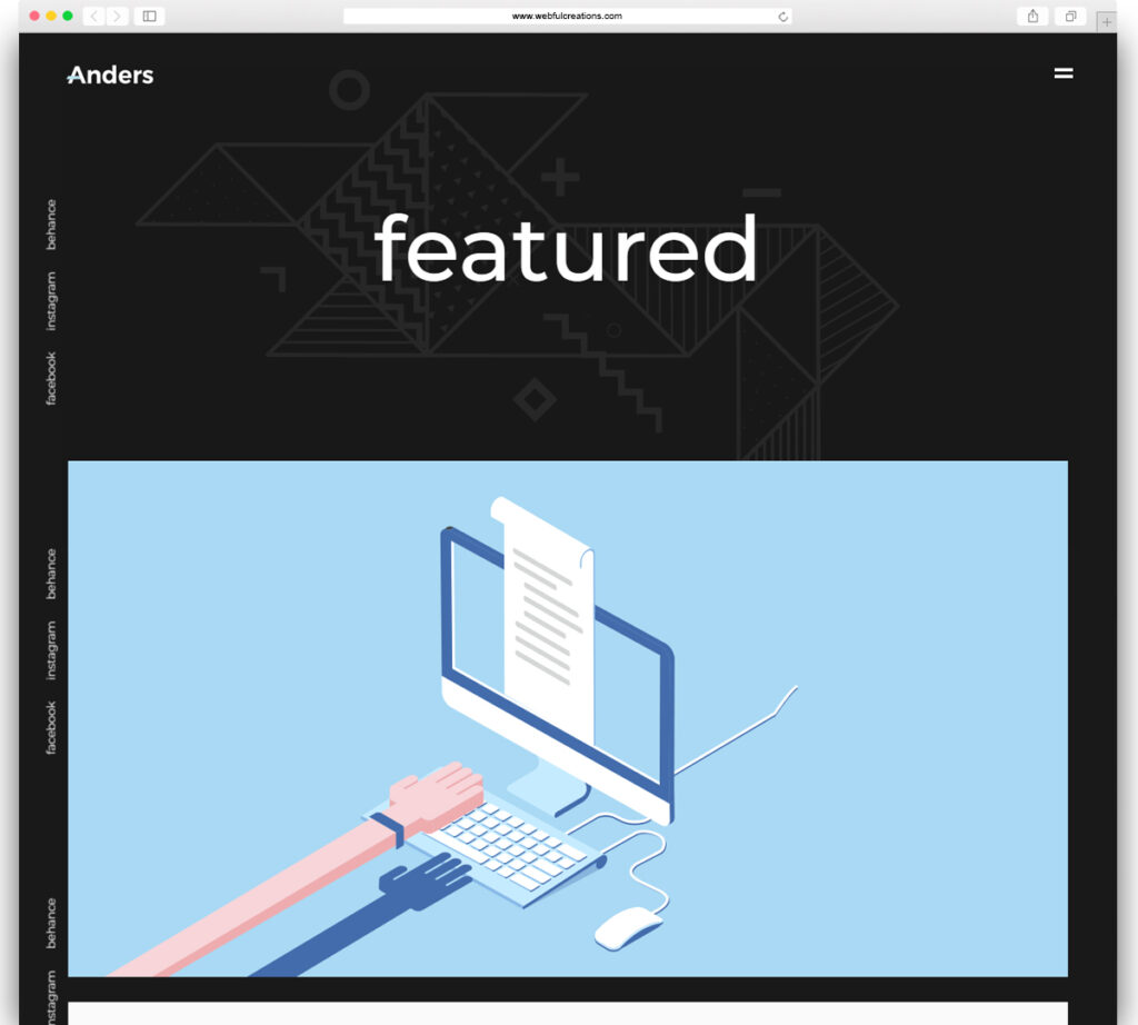 Anders - Design Portfolio Theme