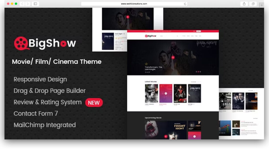 BigShow - WordPress Cinema & Movie Theme