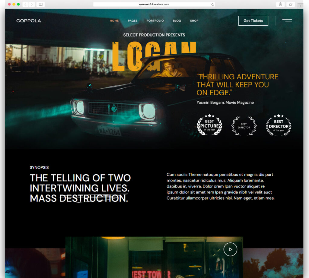 Coppola - Movie and Film Production Theme