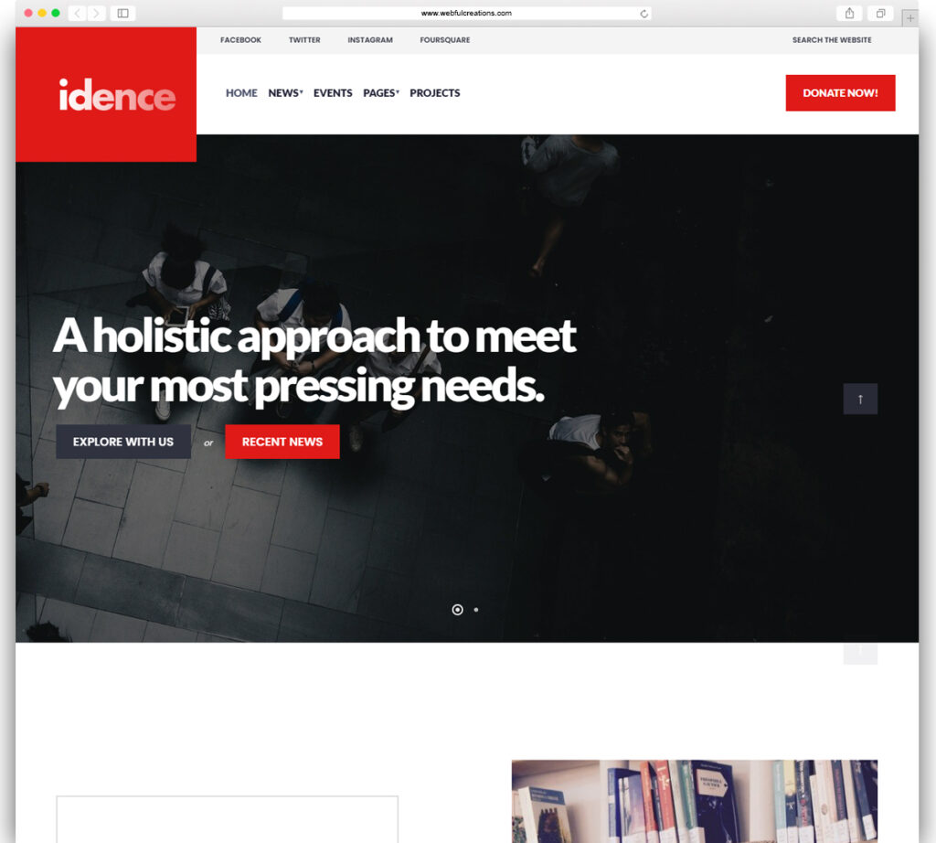 Idence - Activism WordPress Theme