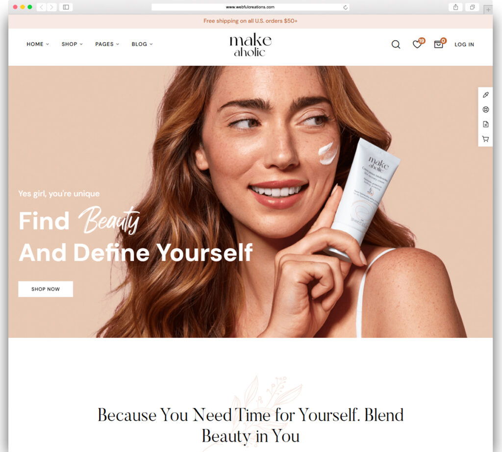 Makeaholic - Beauty Cosmetics WordPress Theme