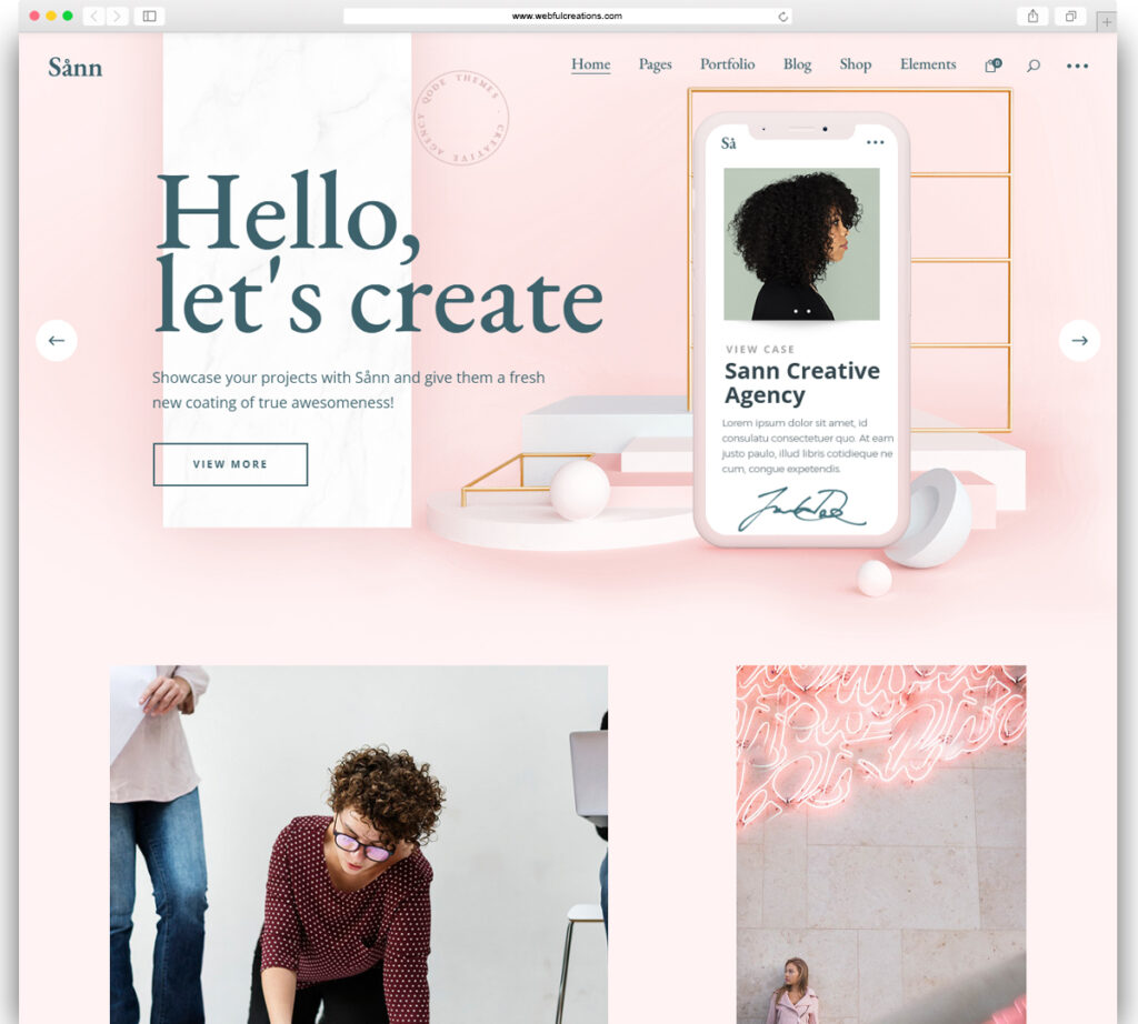 Sånn - Design Portfolio Theme