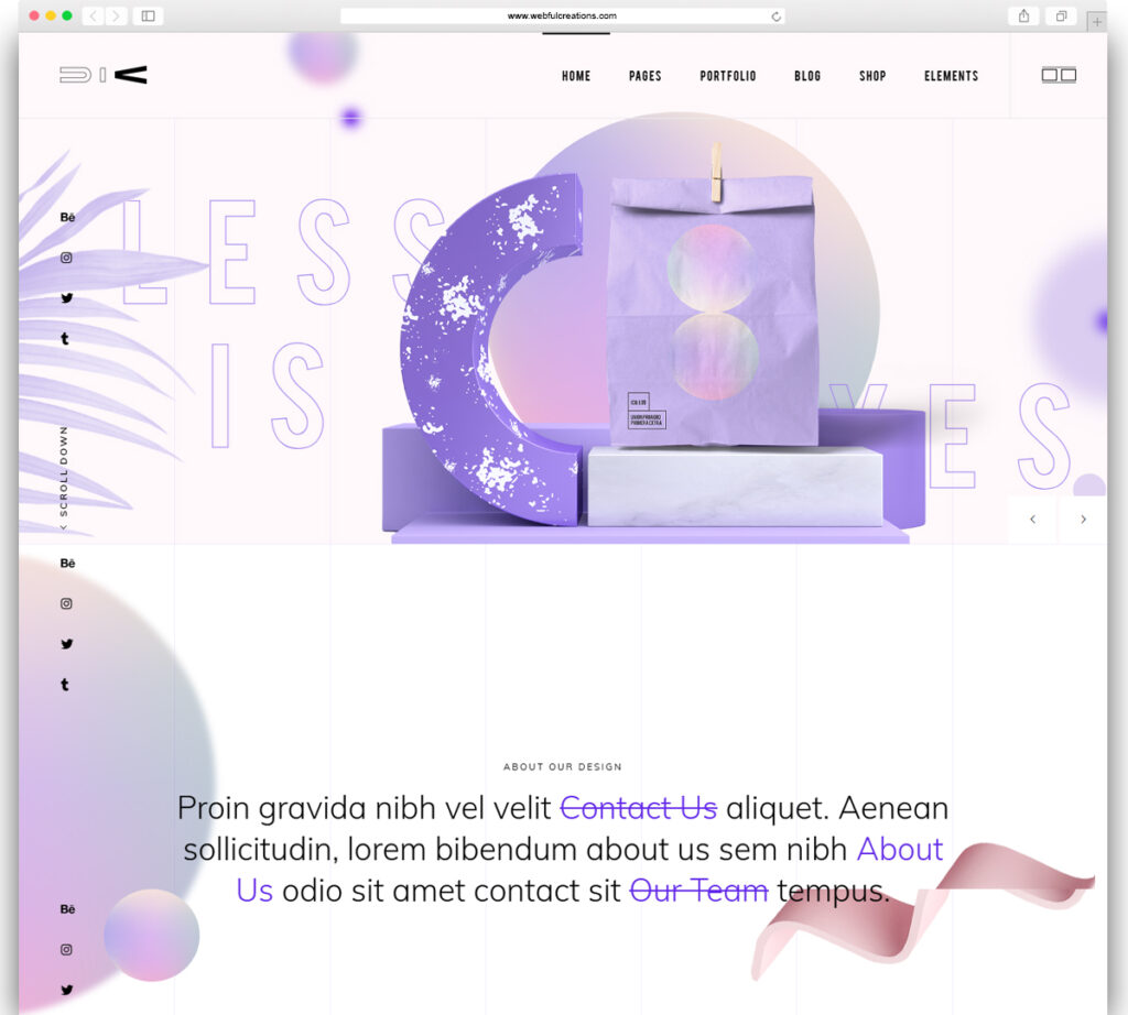 UltraViolette - Design Portfolio Theme