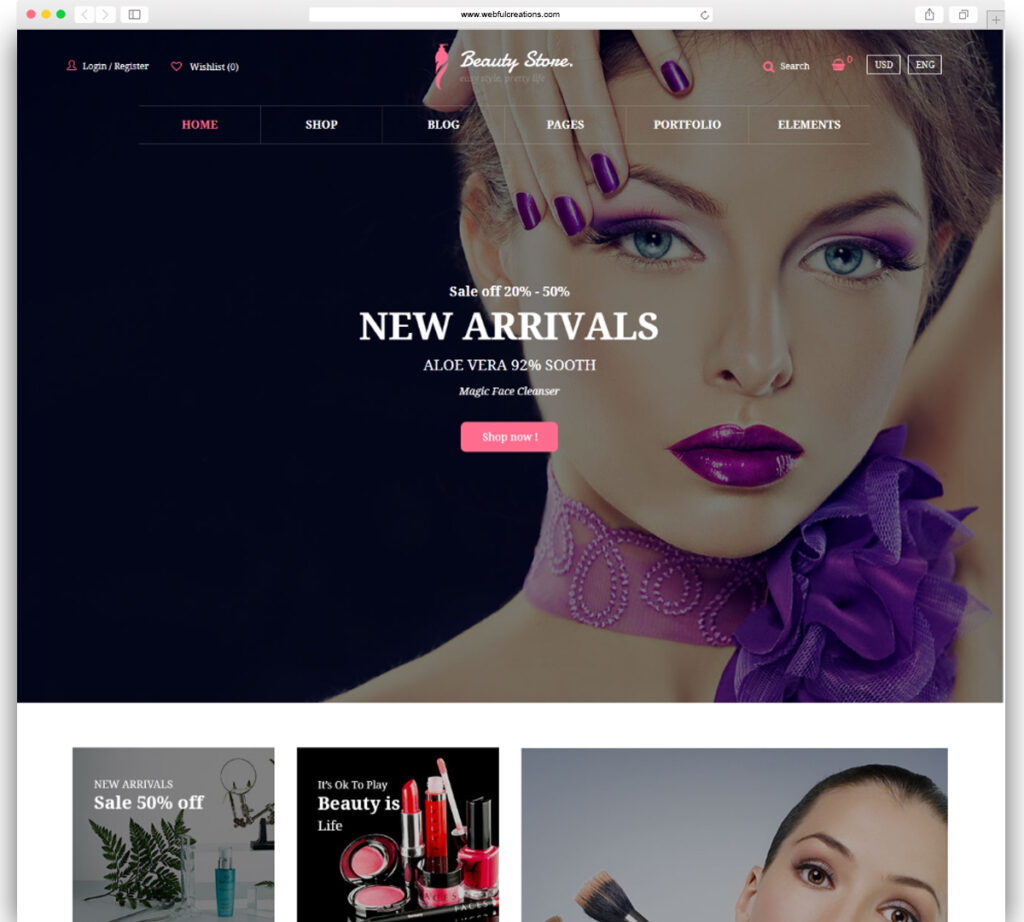 Vani | Cosmetic Beauty WooCommerce WordPress Theme